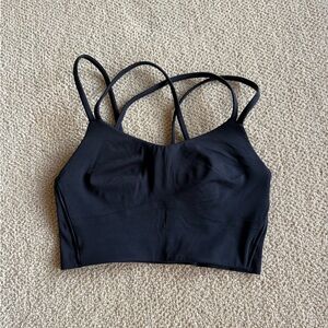Women's Black Strappy Bralette